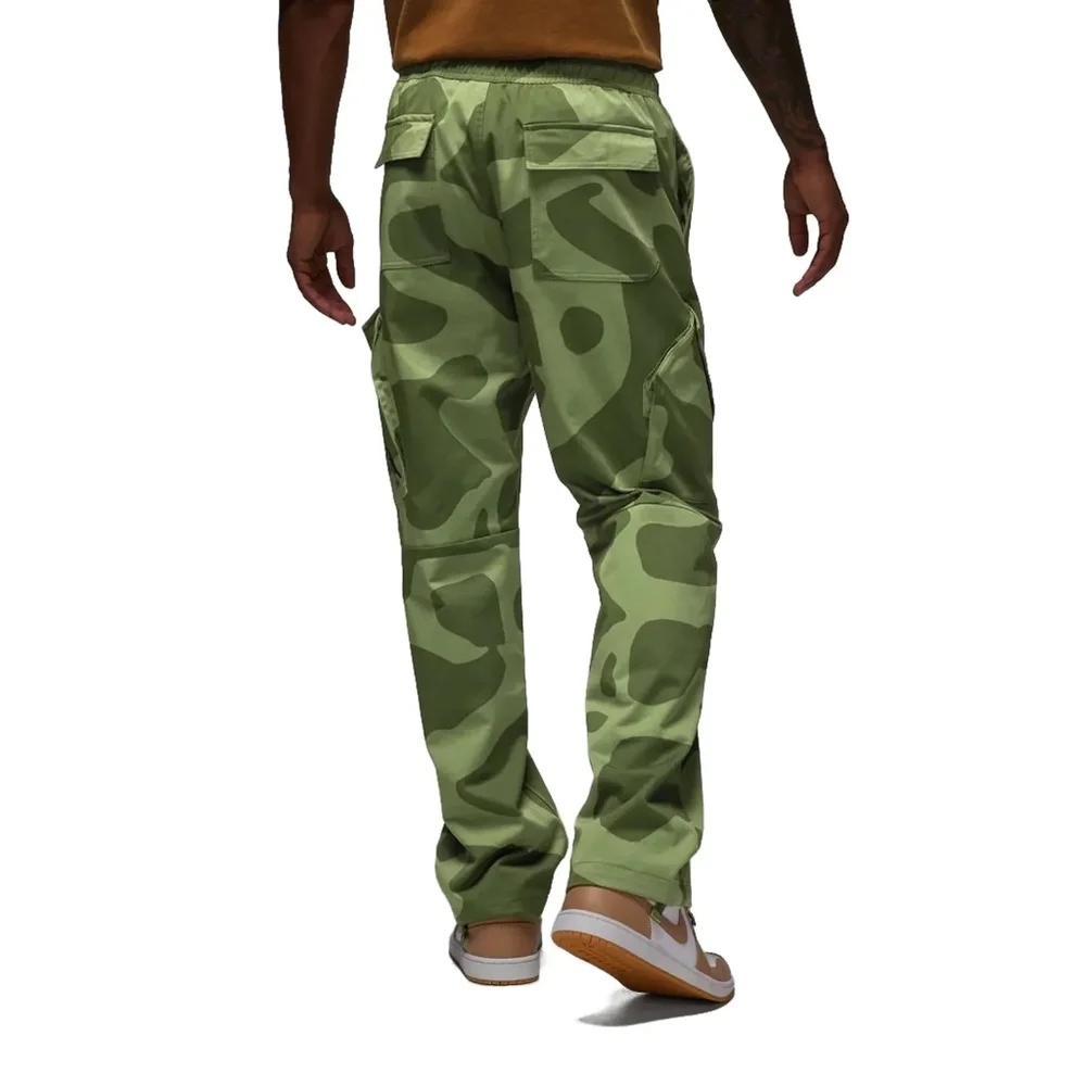 Nike Jordan Essentials Chicago Elephant Print Camo Cargo Pants FD7455-340 Size L
